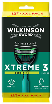 Wilkinson Sword - Jednorázový holicí strojek pro muže Wilkinson Xtreme3 Sensitive Comfort 12 ks