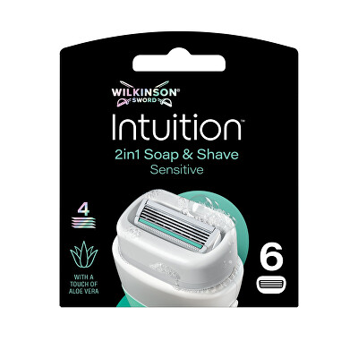 Wilkinson Sword - Náhradná hlavica Intuition Sensitive Care 6 ks