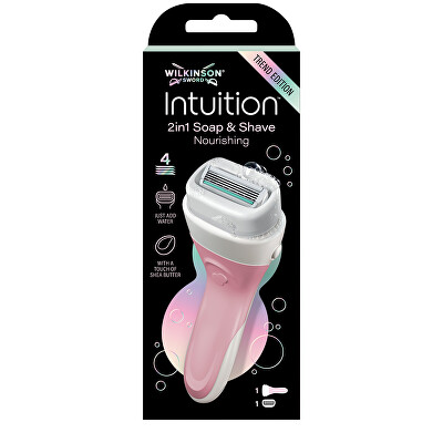 Wilkinson Sword - Holicí strojek 2v1 Soap and Shave Nourishing + 1 hlavice