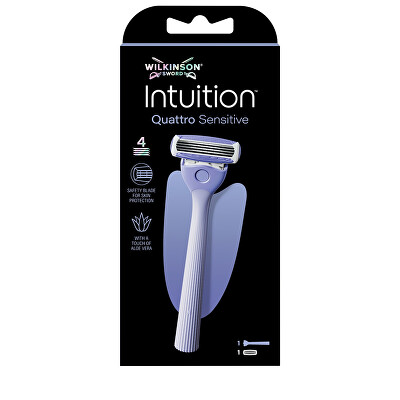Wilkinson Sword - Holicí strojek Intuition Quattro Sensitive + 1 hlavice