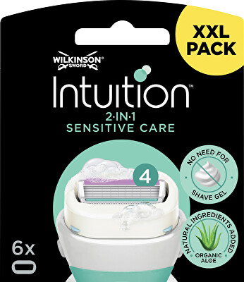 Wilkinson Sword - Náhradní hlavice Intuition Sensitive Care 6 ks