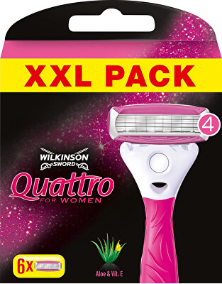 Wilkinson Sword - Náhradní hlavice Quattro for Women 6 ks