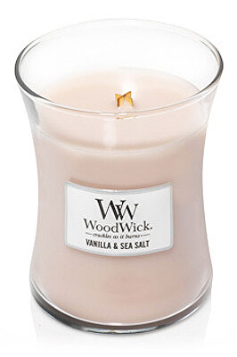 WoodWick - Vonná svíčka váza Vanilla & Sea Salt 275 g