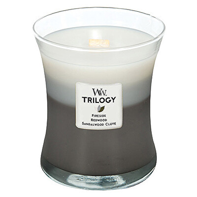 WoodWick - Vonná svíčka váza Trilogy Warm Woods 275 g