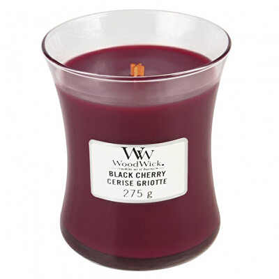 WoodWick - Vonná svíčka váza Black Cherry 275 g