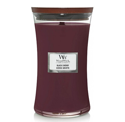 WoodWick - Vonná svíčka váza Black Cherry 609,5 g