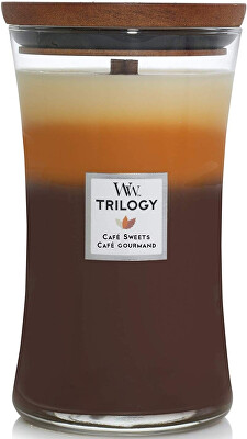 WoodWick - Vonná svíčka váza Trilogy Cafe Sweets 609,5 g