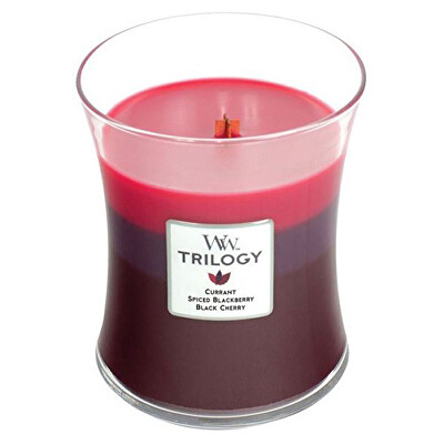 WoodWick - Vonná svíčka váza Trilogy Sun Ripened Berries 275 g