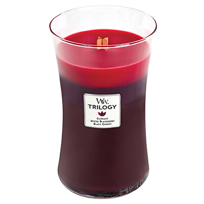 WoodWick - Vonná svíčka váza Trilogy Sun-Ripened Berries 609,5 g