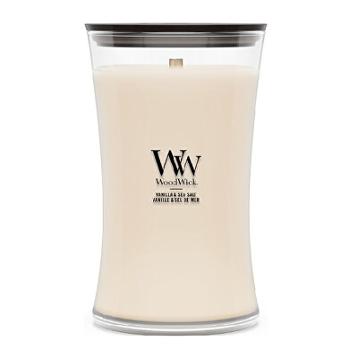WoodWick - Vonná sviečka váza Vanilla & Sea Salt 609,5 g