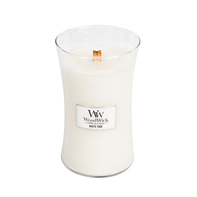WoodWick - Vonná svíčka váza White Teak 609,5 g