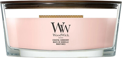 WoodWick - Lumânare parfumată tip barcă Coastal Sunberry 453,6 g