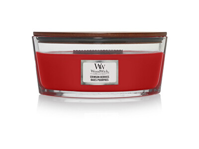 WoodWick - Vonná svíčka loď Crimson Berries 453,6 g