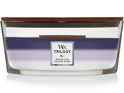 WoodWick - Vonná svíčka loď Trilogy Evening Luxe 453,6 g