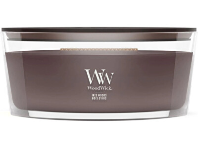 WoodWick - Vonná svíčka loď Iris Woods 453,6 g