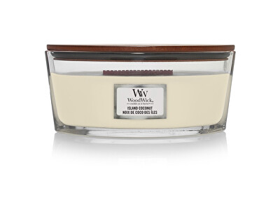 WoodWick - Vonná svíčka loď Island Coconut 453,6 g