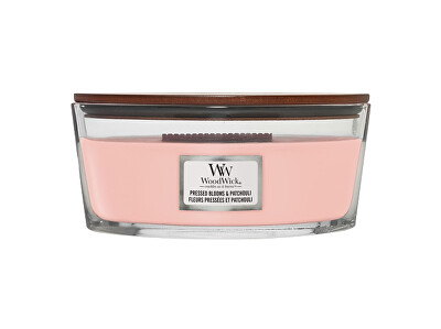 WoodWick - Vonná svíčka loď Pressed Blooms & Patchouli 453,6 g