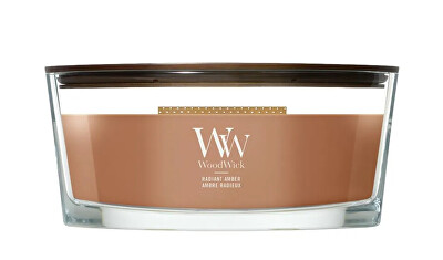 WoodWick - Vonná svíčka loď Radiant Amber 453,6 g