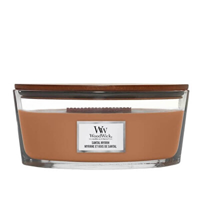 WoodWick - Vonná svíčka loď Santal Myrrh 453,6 g