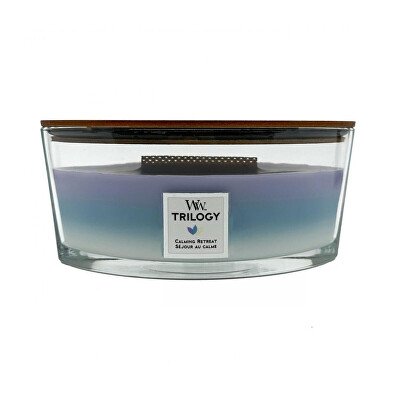 WoodWick - Vonná svíčka loď Trilogy Calming Retreat 453,6 g