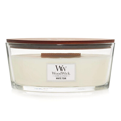 WoodWick - Vonná svíčka loď White Teak 453,6 g