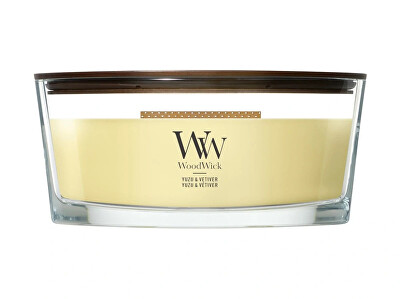 WoodWick - Vonná svíčka loď Yuzu & Vetiver 453,6 g
