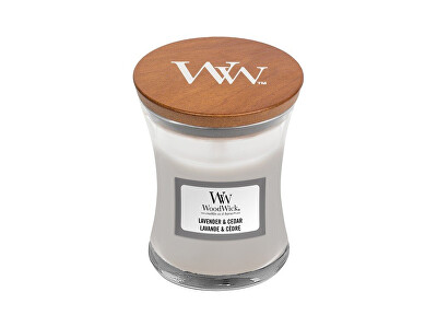 WoodWick - Vonná svíčka váza Lavender & Cedar 85 g