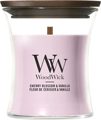 WoodWick - Vonná sviečka váza malá Cherry Blossom & Vanilla 85 g