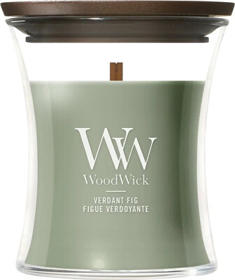 WoodWick - Lumânare parfumată vază mică Verdant Fig 85 g
