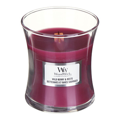WoodWick - Vonná svíčka váza malá Wild Berry & Beets 85 g