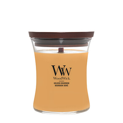 WoodWick - Vonná svíčka váza střední Golden Bourbon 275 g