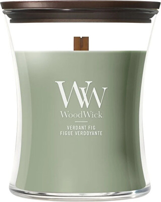 WoodWick - Vonná sviečka váza stredná Verdant Fig 275 g