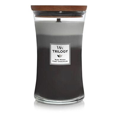 WoodWick - Vonná svíčka váza Trilogy Warm Woods 609,5 g