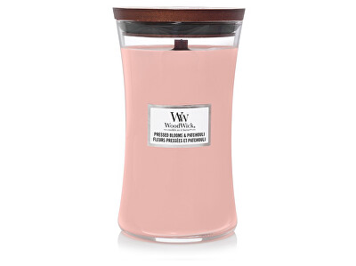 WoodWick - Vonná svíčka váza velká Pressed Blooms & Patchouli 609,5 g
