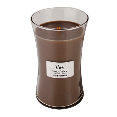 WoodWick - Vonná svíčka váza  velká Sand & Driftwood 609,5 g