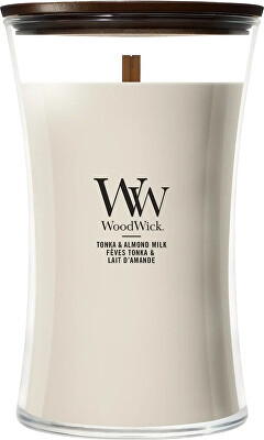 WoodWick - Vonná sviečka váza veľká Tonka & Almond Milk 609,5 g
