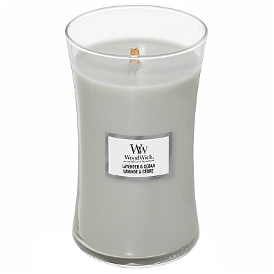 WoodWick - Vonná svíčka váza velká Lavender & Cedar 609,5 g