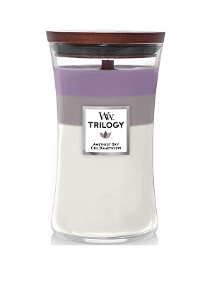 WoodWick - Vonná svíčka velká Trilogy Amethyst Sky 609,5 g