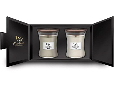 WoodWick - 2. JAKOST -  Dárková sada vonných svíček středních 2 x 275 g