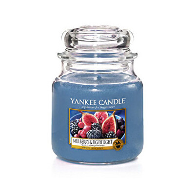 Yankee Candle - Aromatická svíčka Classic malý Mulberry & Fig Delight 104 g