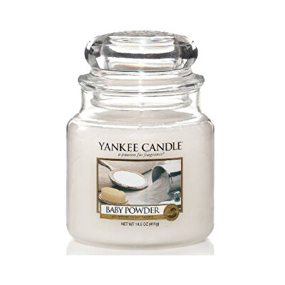 Yankee Candle - Aromatická svíčka Classic střední Baby Powder 411 g