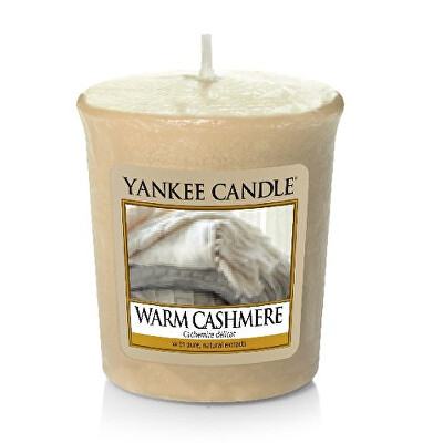 Yankee Candle - Aromatická votivní svíčka Warm Cashmere 49 g