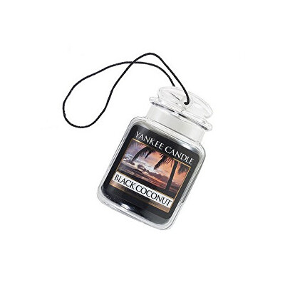 Yankee Candle - Luxusní visačka do auta Black Coconut 1 ks