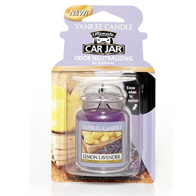 Yankee Candle - Luxusní visačka do auta Lemon Lavender 1 ks