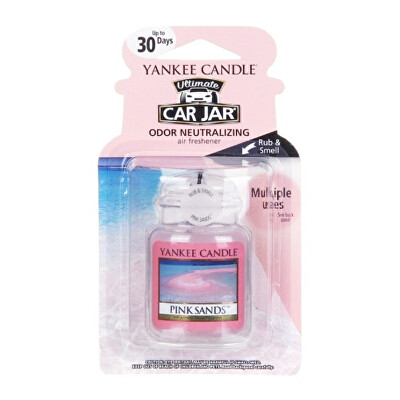 Yankee Candle - Luxusní visačka do auta Pink Sands 1 ks