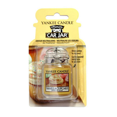 Yankee Candle - Luxusní visačka do auta Vanilla Cupcake 1 ks