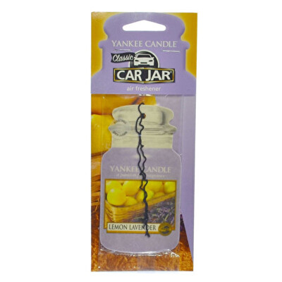 Yankee Candle - Papírová visačka do auta Lemon Lavender 1 ks