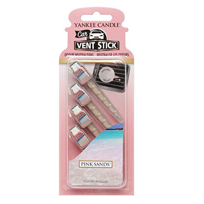 Yankee Candle - Vonné kolíčky do auta Pink Sands 4 ks