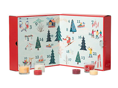Yankee Candle - Adventní kalendář Kniha červená
