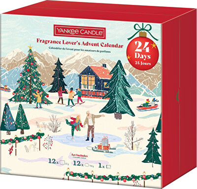 Yankee Candle - Adventní kalendář Kniha červená